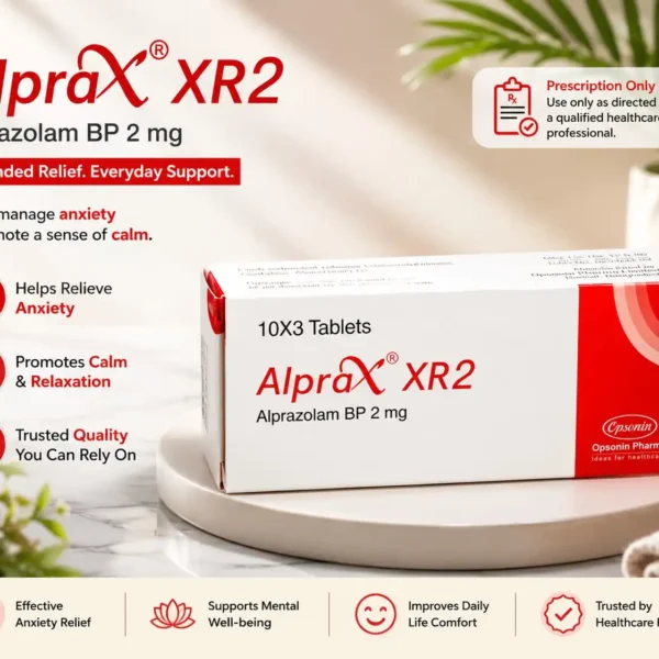 Alprax XR 2 (Alprazolam 2mg)