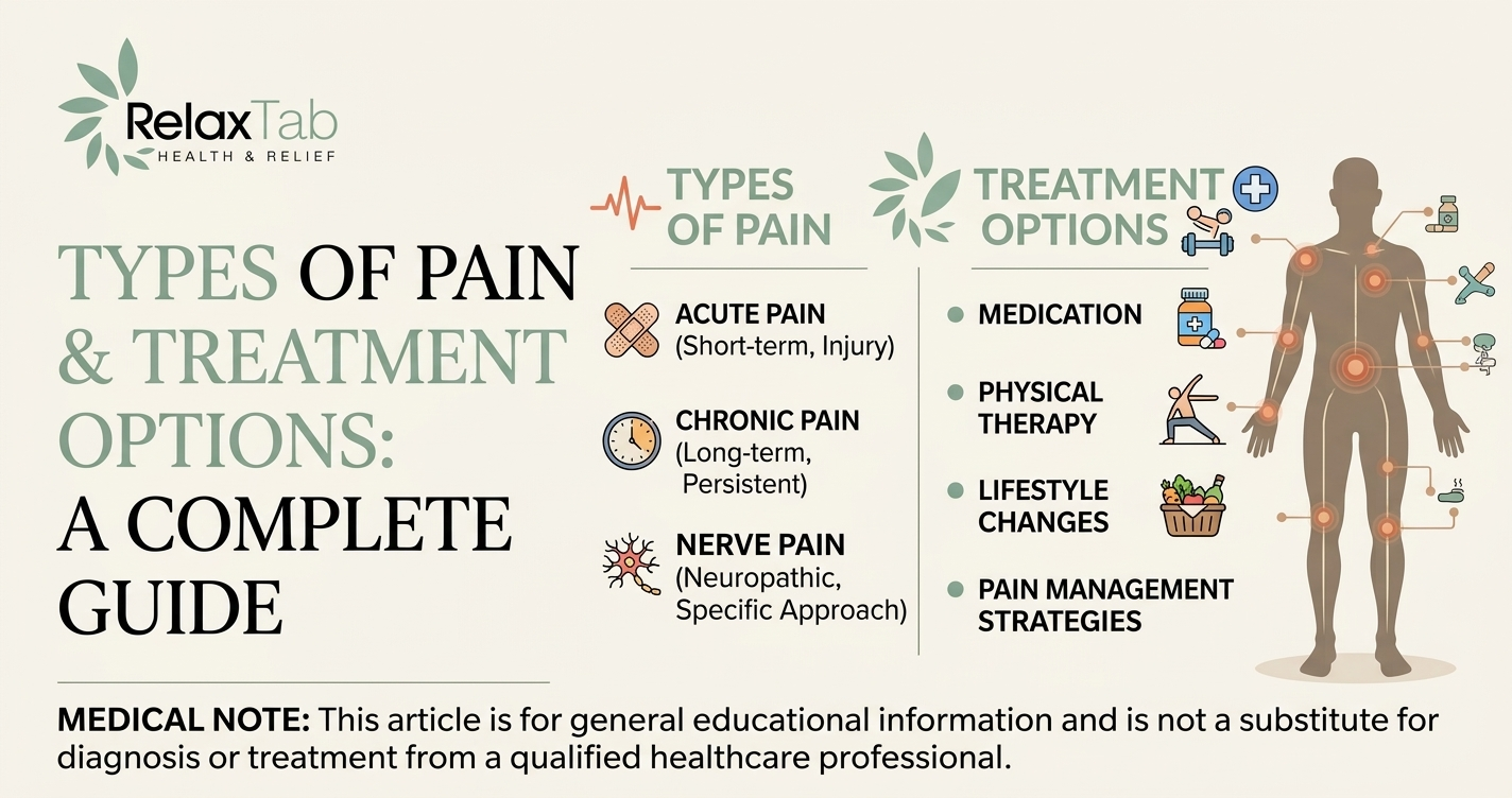 types of pain and treatment options