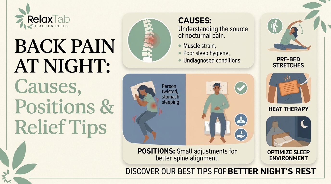 back pain at night